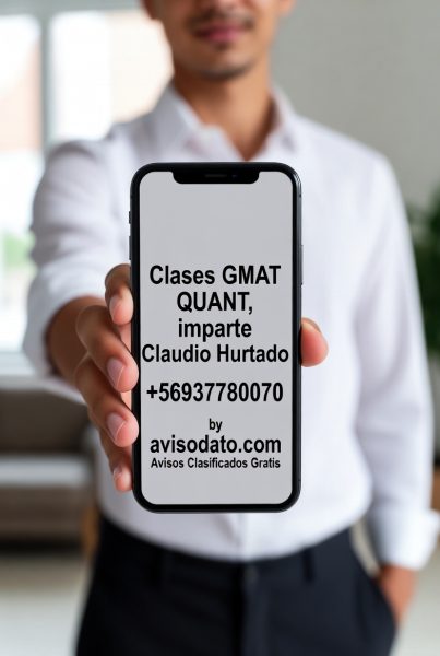 Clases GMAT QUANT en Santiago de Chile | En línea con material oficial en inglés y apoyo en español