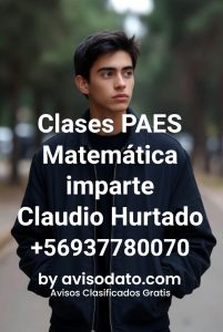 Clases PAES Matemática M1 y M2 en Las Condes Tutor personal PAES Matemática +56937780070