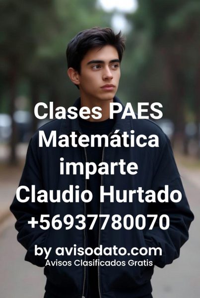 Clases PAES Matemática M1 y M2 en Las Condes Tutor personal PAES Matemática +56937780070